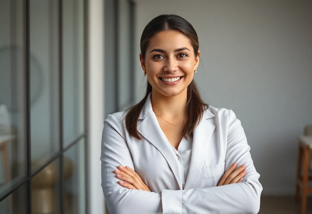 Portrait of a professional female debt specialist.
